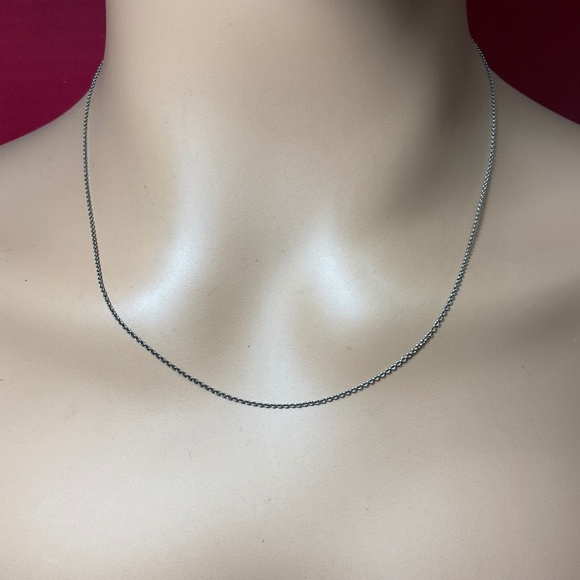 Sterling Silver KA 1772 Chain / Necklace. 18.5 inches long - Picture 1 of 6